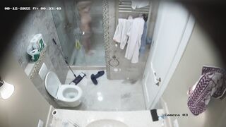 Voyeur shower nude
