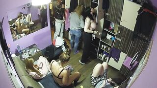 Naked in girls locker room