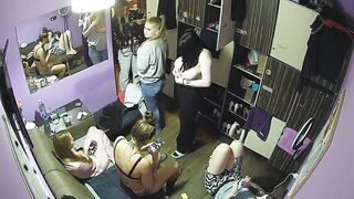 Naked in girls locker room