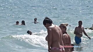 Nude beach teen voyeur