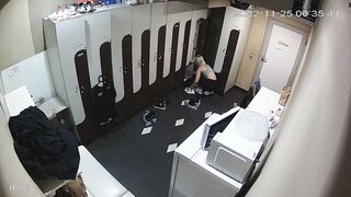 The locker room porn