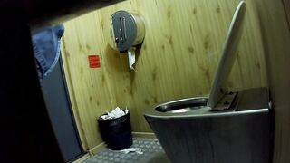 Sneak pissing in public restaurant porn gifs