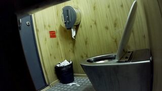 Sneak pissing in public restaurant porn gifs