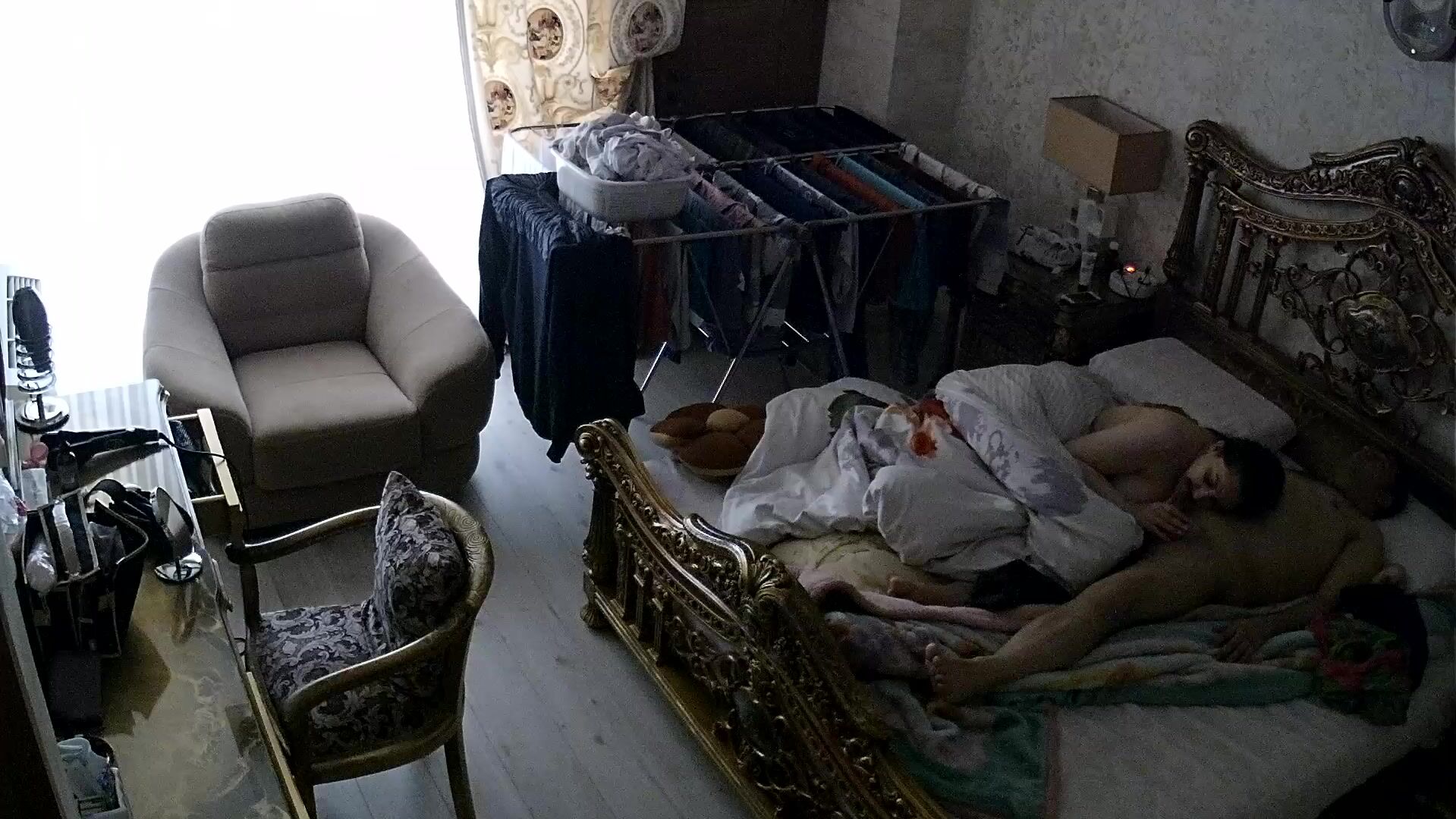 china old granny sleeping amateur
