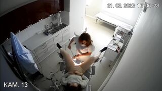 Busty milf groped during gyno exam