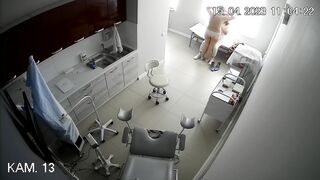 Blonde bella morgan visit gynoclinic to have her pussy gyno exam