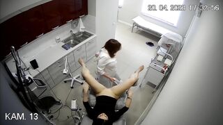 Massive orgasm during gyno exam video
