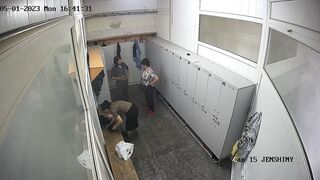 Locker room interview porn