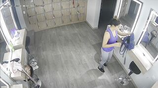 Voyeur undressing