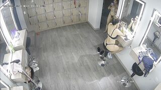 Voyeur undressing
