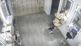 Voyeur undressing