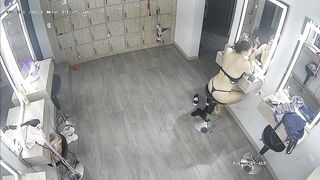 Voyeur undressing