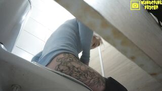 Pissing and wiping porn