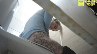 Pissing and wiping porn
