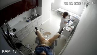 Doc wife gyno exam with husband in office porn video