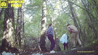 Busty girl pissing clothed public porn