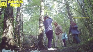 Busty girl pissing clothed public porn