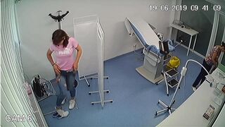 Real hidden camera in gynecological cabinet 1