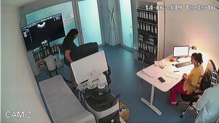 Real hidden camera in gynecological cabinet 2