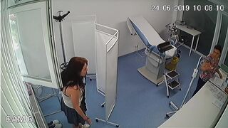 Real hidden camera in gynecological cabinet 4