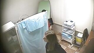 Real hidden camera in gynecological cabinet 13