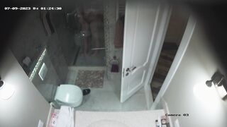 Blonde mom shower porn