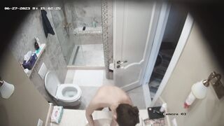 Shower kissing porn