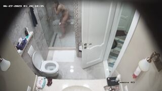 Asian voyeur shower