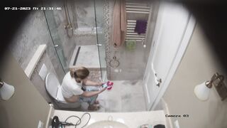 Porn step sis shower