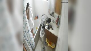 Teen girls peeing bathing suite then getting a creampie