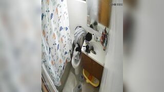 Teen girls peeing bathing suite then getting a creampie