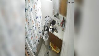 Teen girls peeing bathing suite then getting a creampie