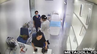Savory japanese moans while dicked during the gyno exam