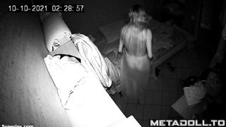 British teenage sisters change clothes together
