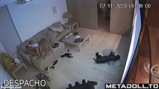 German blonde mother gets fucked hard on the couch