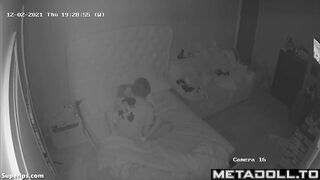 Sweet blonde American girl receives oral sex