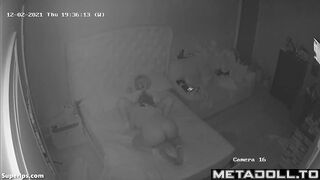 Sweet blonde American girl receives oral sex