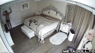 Fetish European couple fucks in their room