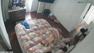 German mom masturbates until she wets the bed