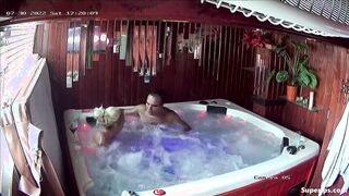 ﻿French blonde Milf gets fucked in a jacuzzi