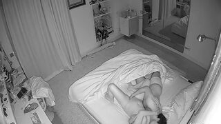 French middle-aged couple fucks in their bed
