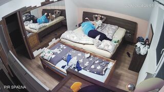 English new couple fuck in their bed wildly HD