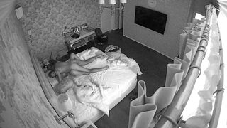 Amazing Romanian newly married couple fuck in the bedroom real spy cam