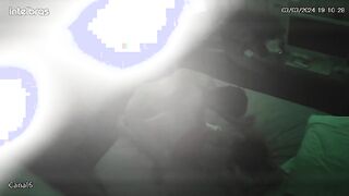 Cheating Swiss brunette mature mom sex in the bedroom spy cam record
