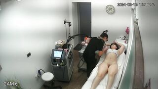 Hidden cam deep depilation for chunky brunette pornstar in Venezuela
