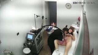 Hair removal for Spanish brunette Onlyfans model with beautiful boobs
