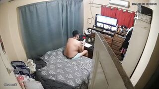Young lovers fuck in a hotel on vacation hidden cam