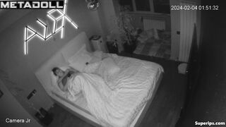 Chubby German girl masturbates on her bed