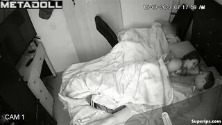 Mature poor Latin parents fuck in their bed