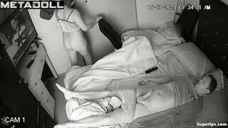 Mature poor Latin parents fuck in their bed